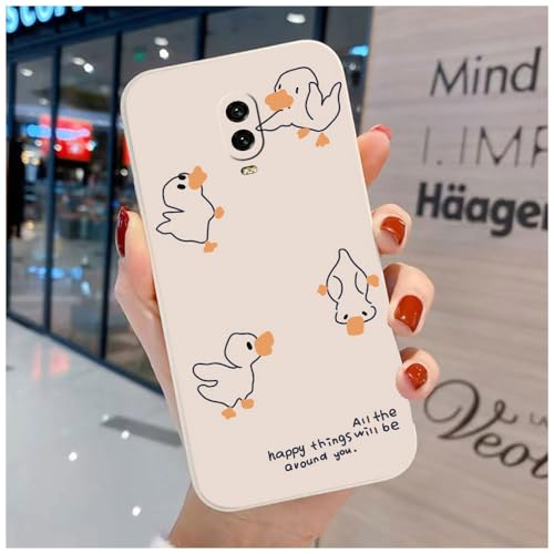 Bonita Funda Compatible con OnePlus 6T - Cómoda Case TPU Suave Gato Oso Dibujos Animales Cover
