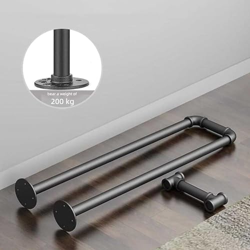 Supports de transition en U pour escalier 1 marche en fer forge interieur - 3