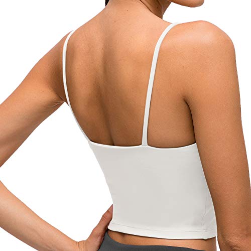 image for GEARDON Sleeveless Crop Camisole Tank Tops Sport Bra Seamless Cami Wor