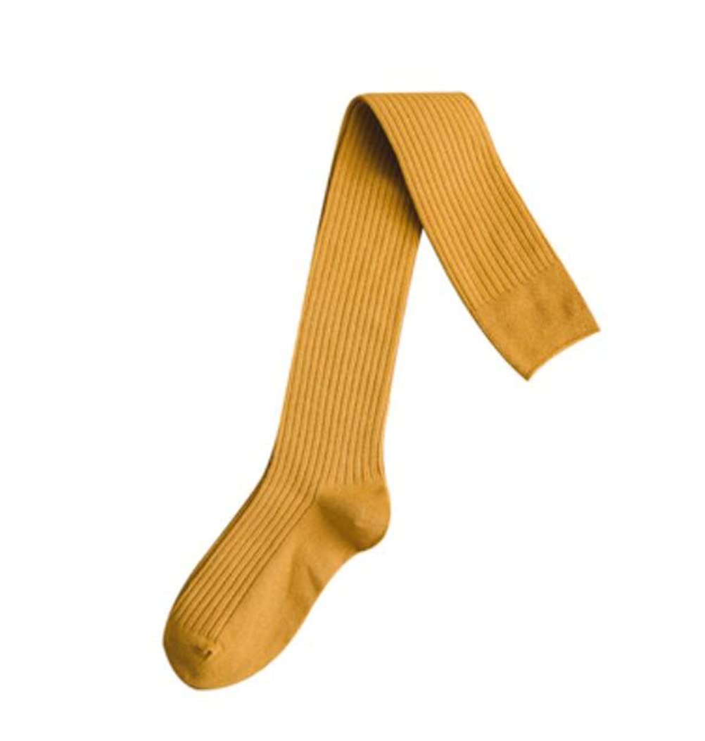 Chaussettes de veau pour femme demi-jambe automne hiver couleur beige 2 paires