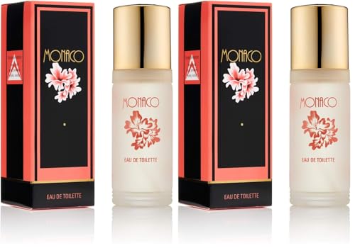Monaco Rose Floral Eau De Toilette for Women - 55ml by Milton-Lloyd (Confezione da 2)