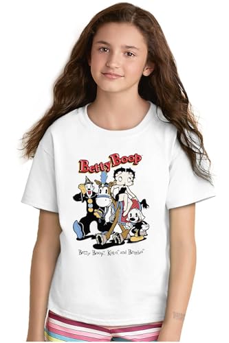 Betty Boop Koko The Clown Bimbo Girls Kids T Shirt Tees3