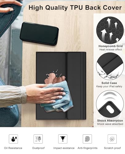 Image of Keyboard Case for Samsung Galaxy Tab S11 Ultra 14.6 inch 2025, 7 Colors Backlit, Magnetic Detachable Wireless Bluetooth Keypad with Multi-Touch Trackpad, Folio PU Leather Case with S Pen Holder