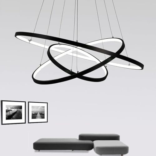 Lustre LED suspension pour table à manger et plafonnier de salon télécommande LWX