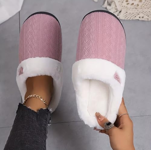 Image of DRUNKEN Slippers For Women Winter Sandals Casual Flats Home Footwear Man Girls Sliders Flip Flops Chappals Ladies Clogs Sleeper Slides Stylish Ortho Soft