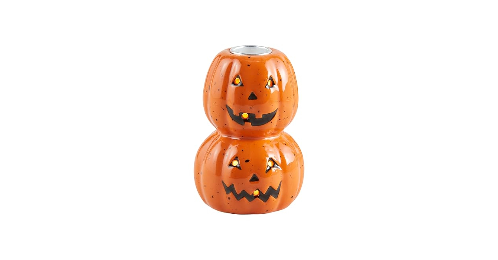 Amazon.com: Mud Pie Led Taper Holder; Pumpkin, 2.8