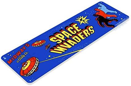 Tinworld Tin Sign: Space Invaders Arcade Game Room Shop Marquee Metal Decor Retro Console C502 image 5