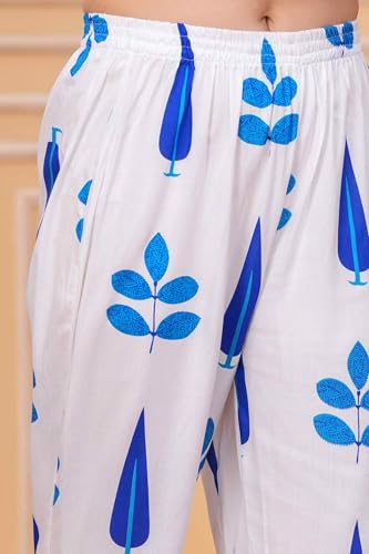 Image of Women's Printed Night Suit Set Pajama with Top Lightweight Soft & Comfy Sleepwear for Girls & Women