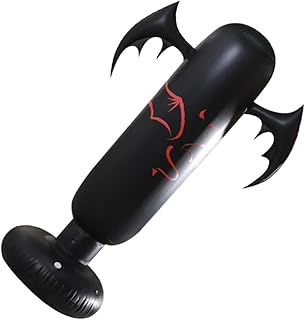 Kisangel Sacos De Areia De Boxe Fitness Saco De Areia De Boxe Exercício Saco De Areia Adulto Tumbler Alvo De Boxe Preto Fitness Sacos De Boxe Para Adultos Coluna Fitness