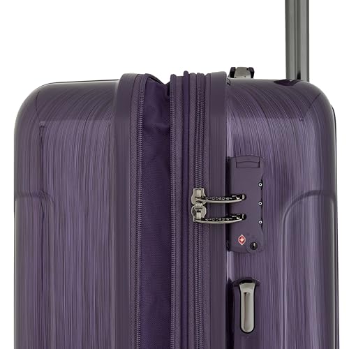 Travelers Club Seraphina Luggage, Purple, 3 Piece Set3