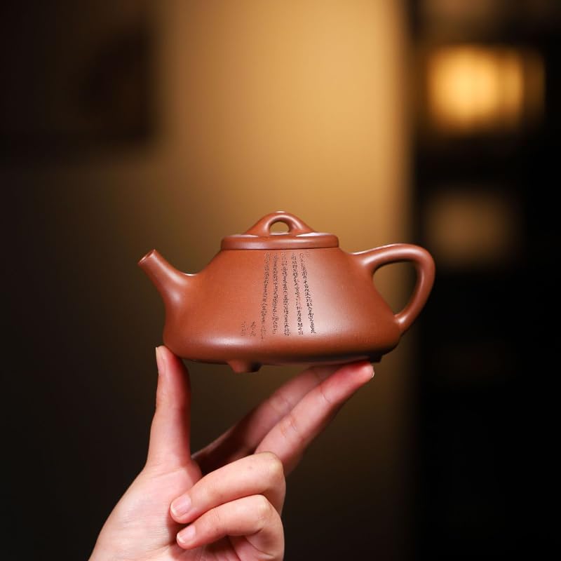 Czajniczek do herbaty 240 ml fioletowa glina czajniczek ręcznie robiony garnek surowa ruda błoto zaparzacz do herbaty czajnik Zisha zestaw do herbaty chiński czajniczek do kawy dzbanek do herbaty do