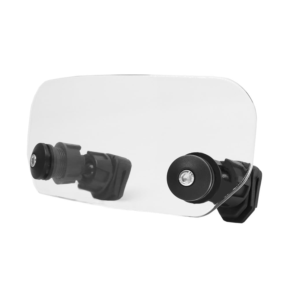 Shkalacar Extension Pare-Brise Moto Réglable à Clips – Universelle Pour Enduro, Trail, Touring – Réduit Vent & Bruit