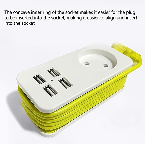 VBESTLIFE Adaptateur De Prise Ue Multiprise Ue 1200W 10A, Adaptateur De