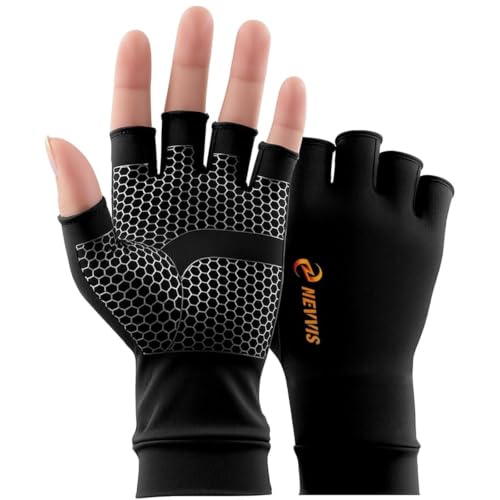 NEVVIS Compression Gloves Women Men, Arthritis Gloves for Women for Pain, Carpal Tunnel, Swelling Edema, Tendonitis, 1 Pair (X-Large)