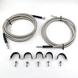 Stainless Steel Braided Fuel Lines Kit 819-816 Fit for Chevrolet Silverado/GMC 1500/2500/3500 2004-2008