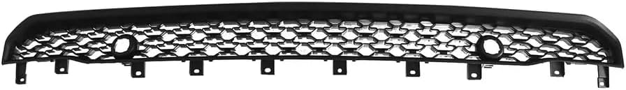 front lower bumper grille compatible with 2019-2024 ram 1500 rebel trx - replacement for oem 68274572aa/ ch1036198 - black with sensor holes