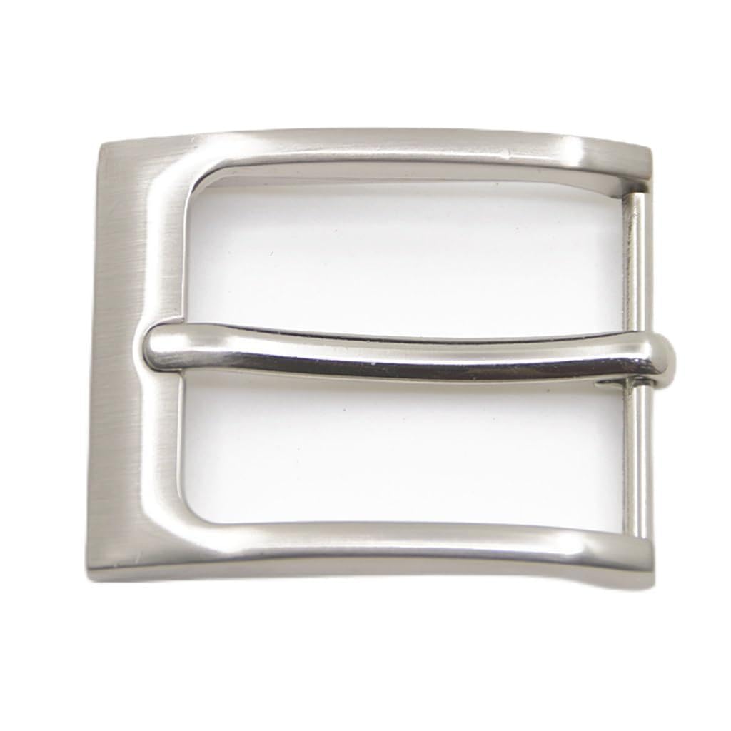 Hebilla de cinturón cuero for hombre, hebilla aleación con cabeza cuadrada, pantalones duraderos, hebillas