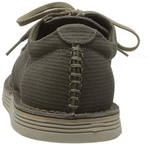 Clarks Forge Run, Oxford Uomo, Olive Canvas, 41 EU...