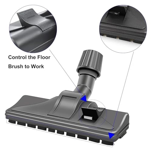 Cepillo universal para aspiradora con conector adaptable y cabezal multifunción de suelo 3