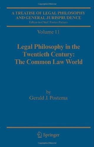 A Treatise of Legal Philosophy and General Jurisprudence: Volume 11: Legal Philosophy in the Twentieth Century: The Common Law World
