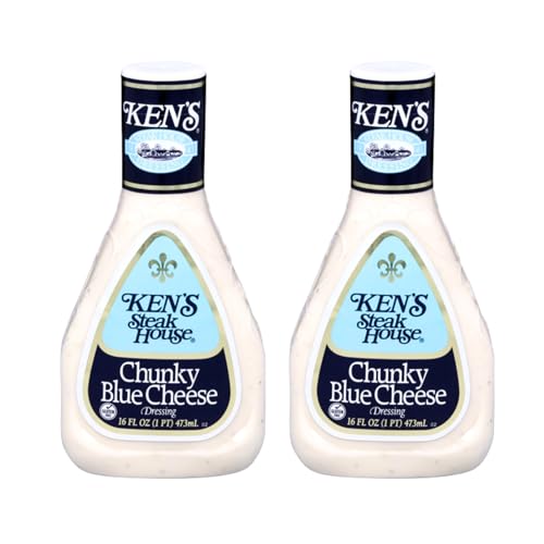 Chunky Blue Cheese Salad Dressing, 16 fl oz, Pack of 2