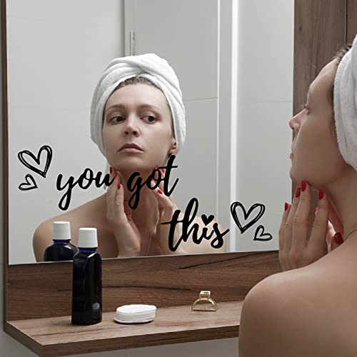 PLIGREAT You Got This Quotes Wall Stickers, Peel and Stick Wall Decals - Image 4