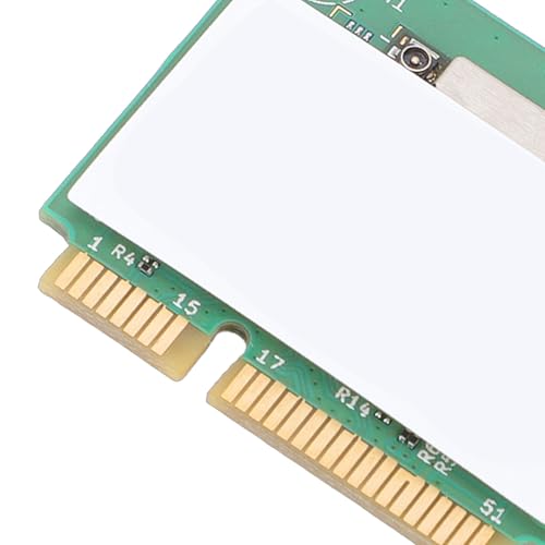 Yunseity Tarjeta de Red Inalámbrica WiFi 6 Bluetooth 5.3 5400Mbps, Interface MINI PCIe con antenas Duales para Laptops con Windows 10 y 11 miniatura 5