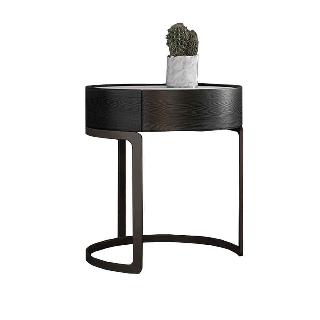 Meubles de salon et table de chevet ronde en panneau pour petite chambre