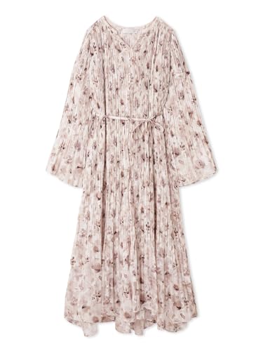 Amazon.co.jp: [セルフォード] フラワープリントプリーツワンピース