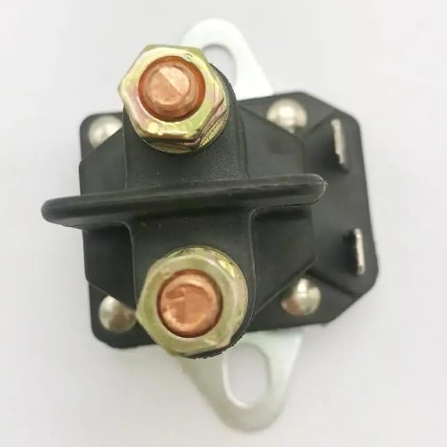 Relé electromagnético de arranque 12V 200A de 2 polos para cortacésped y lancha 4