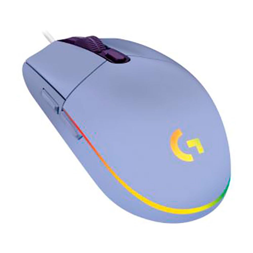Logitech G102 LightSync Gaming Maus, optisch, 6 Tasten, kabelgebunden, flieder