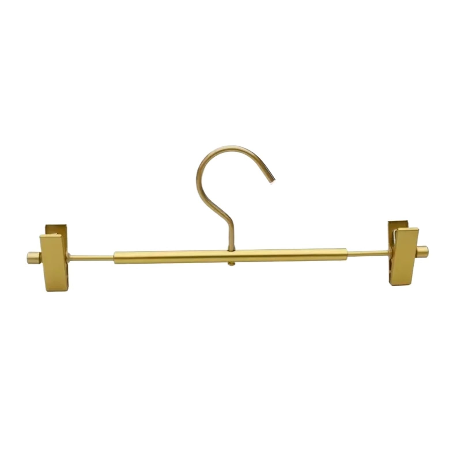 Aluminum Pants Hangers,Home Non-marking Skirt Hanger With Clip Metal Trouser Rack For Closet Organizer(20PCS)