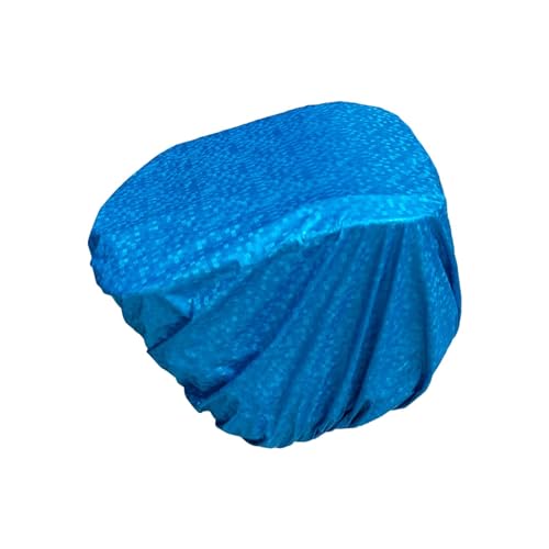 Hellery 自転車フロントバスケットカバー、レインプロテクターカバー、保護防水、三輪車、ロードバイク用自転車バスケットレインカバー, 青, L