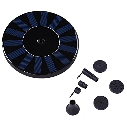 Purplert 7V Solar Water Fountain Garden Fountain Artificial Outdoor Fountain For Decorate Garden, Pool And Fountain