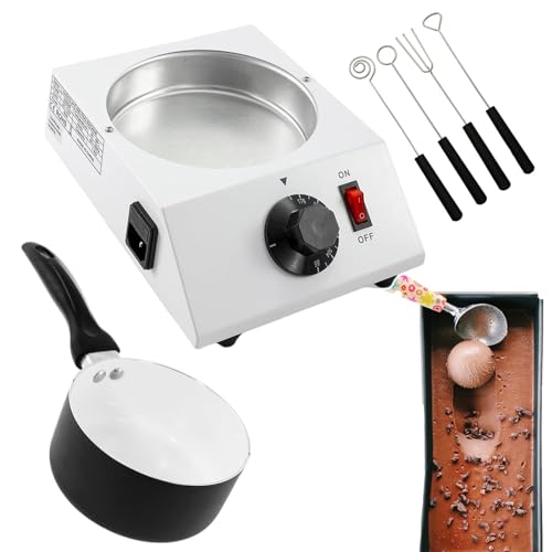 Máquina eléctrica para fundir chocolate 1 kg acero