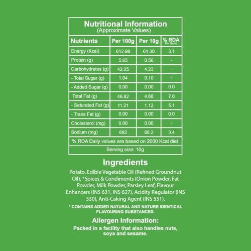 Image of Let's Try Cream & Onion Chips 41g
