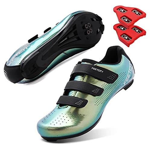 FEETCITY Cycling Shoes for Men Indoor Bike Shoes Road Bike Shoes Mountain Bike Shoes Comfortable Shoes Rider Riding Sneaker