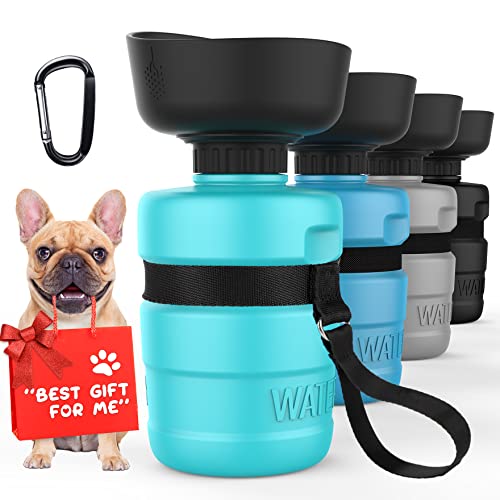 Petdott Dog Water Bottle, Portable Dog Water Bowl Dispenser Puppy Travel Water Bowl, Pet Water Bottle For Thirsty Dogs Outdoor Walking, Hiking, Travel, Leak Proof & Bpa Free-Safe Hydration #TOP6