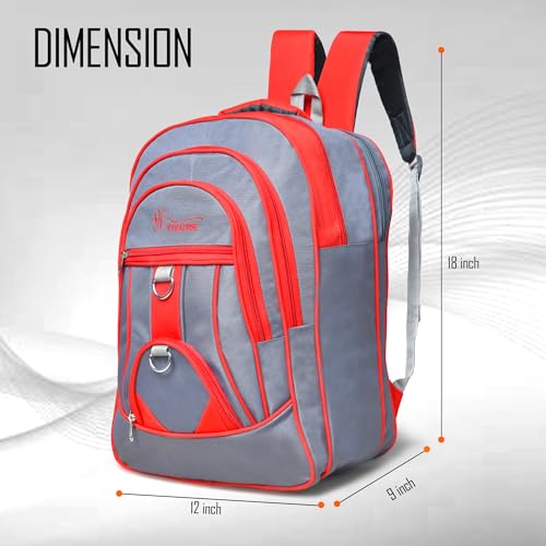 Image of 35L Pink Laptop Bag Backpack for menंWomen Boys and Girls Luggage Travel Bags with 17.3 inches And School Bag Laptop Compartment