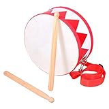Hemobllo 1 Set Orff-schlaginstrumente: Kleine Trommel Und Handtrommel mit Schlägeln - Vielseitiges Triangel Und Holz für Schulen, Bands Und Aufführungen