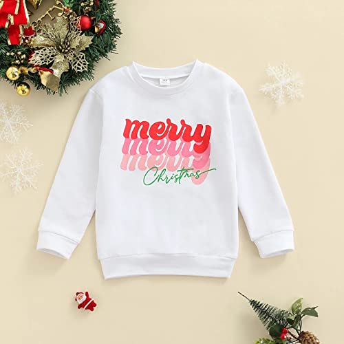 Kids Toddler Baby Girls Boys Autumn Winter Christmas Print Cotton Long Sleeve Tops Hoodie Clothes Less Talk More Walk Hoodie2