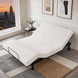 Electric Adjustable Bed Frame with Remote, Head & Foot Incline Base, King