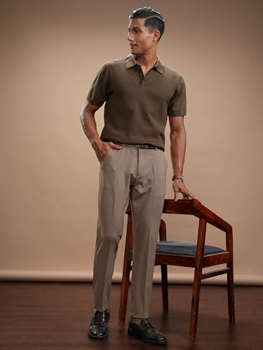 Image of Highlander Men's Polo Tshirt | Flat Knit | Regular Fit | Polo T-Shirt for Man