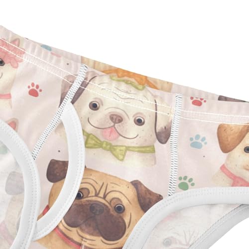 KLL Cute Dog Puppy Set Little Boys Comfort Briefs Underwear Breathable Children Panties4