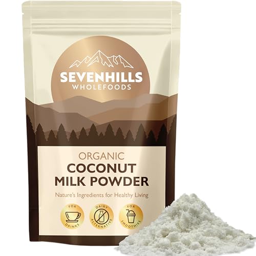Sevenhills Wholefoods Organic Coconut Milk Powder 400g | Vegan Milk Alternative | Gluten-free | for drinking cooking and baking | ideal for lattes curries and sauces