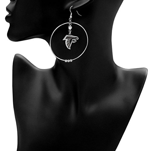 Image of NFL 2-Inch Hoop Earrings