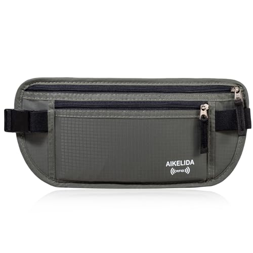 RFID Blocking Passport Holder - Money Belt & Travel Wallet,