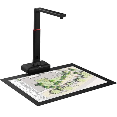 XueFulxion A2 Scanner Libri Grande Formato,Scanner Fotocamere Documenti Portatile,Ripristinare Immagini Piane,Rimuovere Impronte,Pulire Sfondo,Compatibile Windows/MacOS/Linux