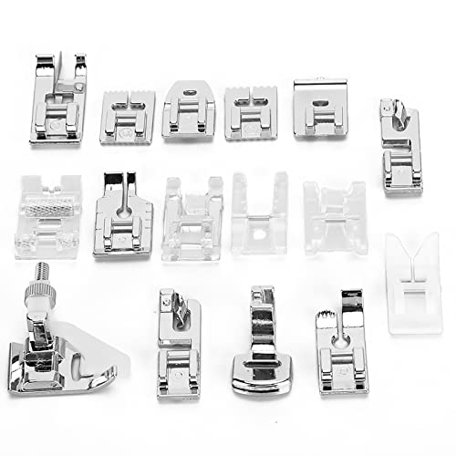 Accesorios para Máquina de Coser Juego de Pies Prensatelas Acero miniatura 1