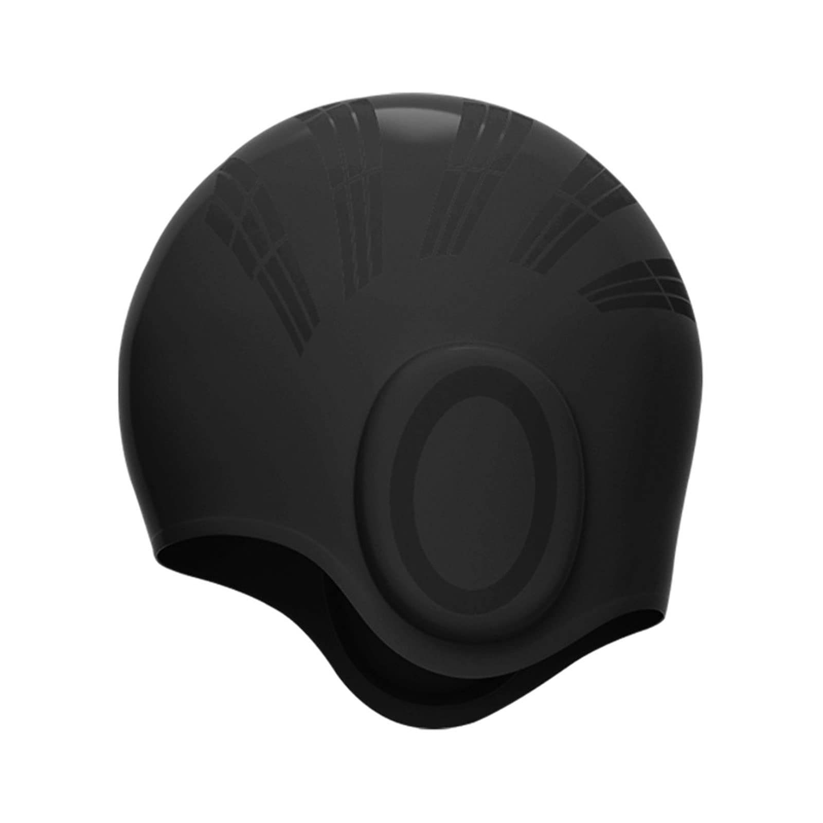 Bonnet de bain en silicone pour cheveux longs - Flexible - Pour garder vos cheveux au sec - En silicone naturel - Pour piscine